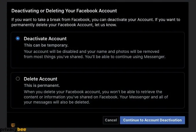 How to deactivate your Facebook account, a part of our guide to delete all your social media accounts.
