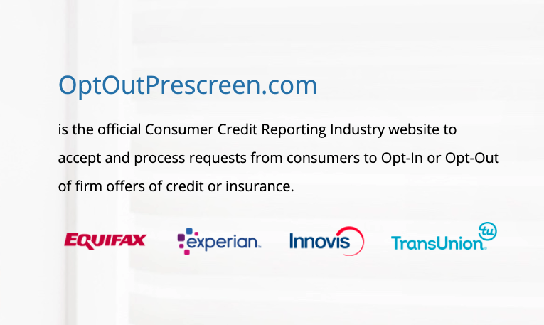 How to opt out of pre-approved credit