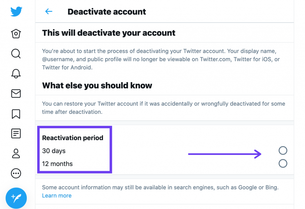 How to deactivate your Twitter account
