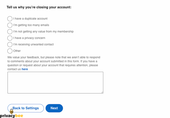 How to delete LinkedIn account